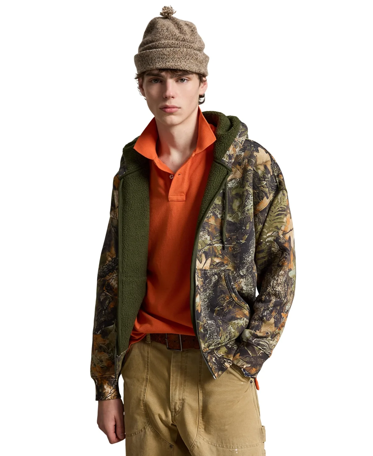 Relaxed-Fit Camo Full-Zip Hoodie by Polo Ralph Lauren