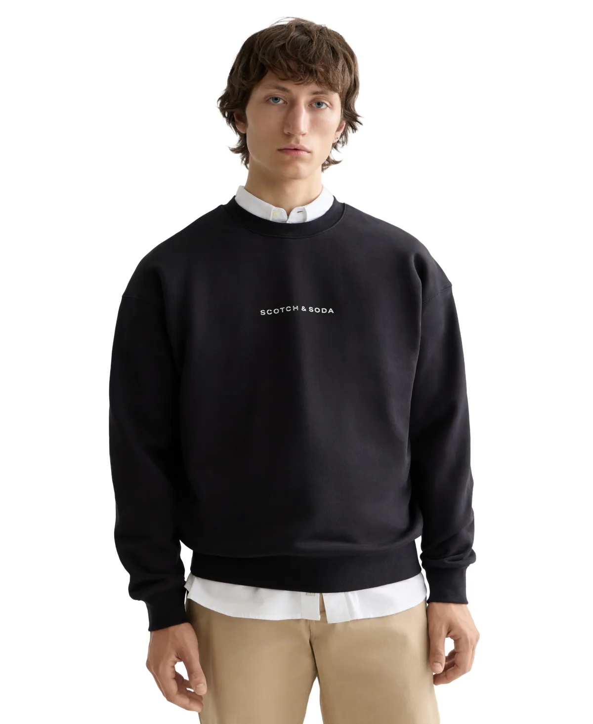 Logo Print Sweatshirt by Scotch & Soda