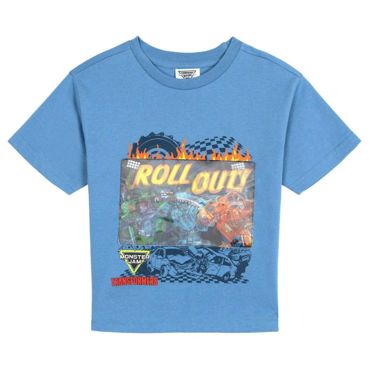 Monster Jam 3D Novelty Short Sleeve T-Shirt by Transformers