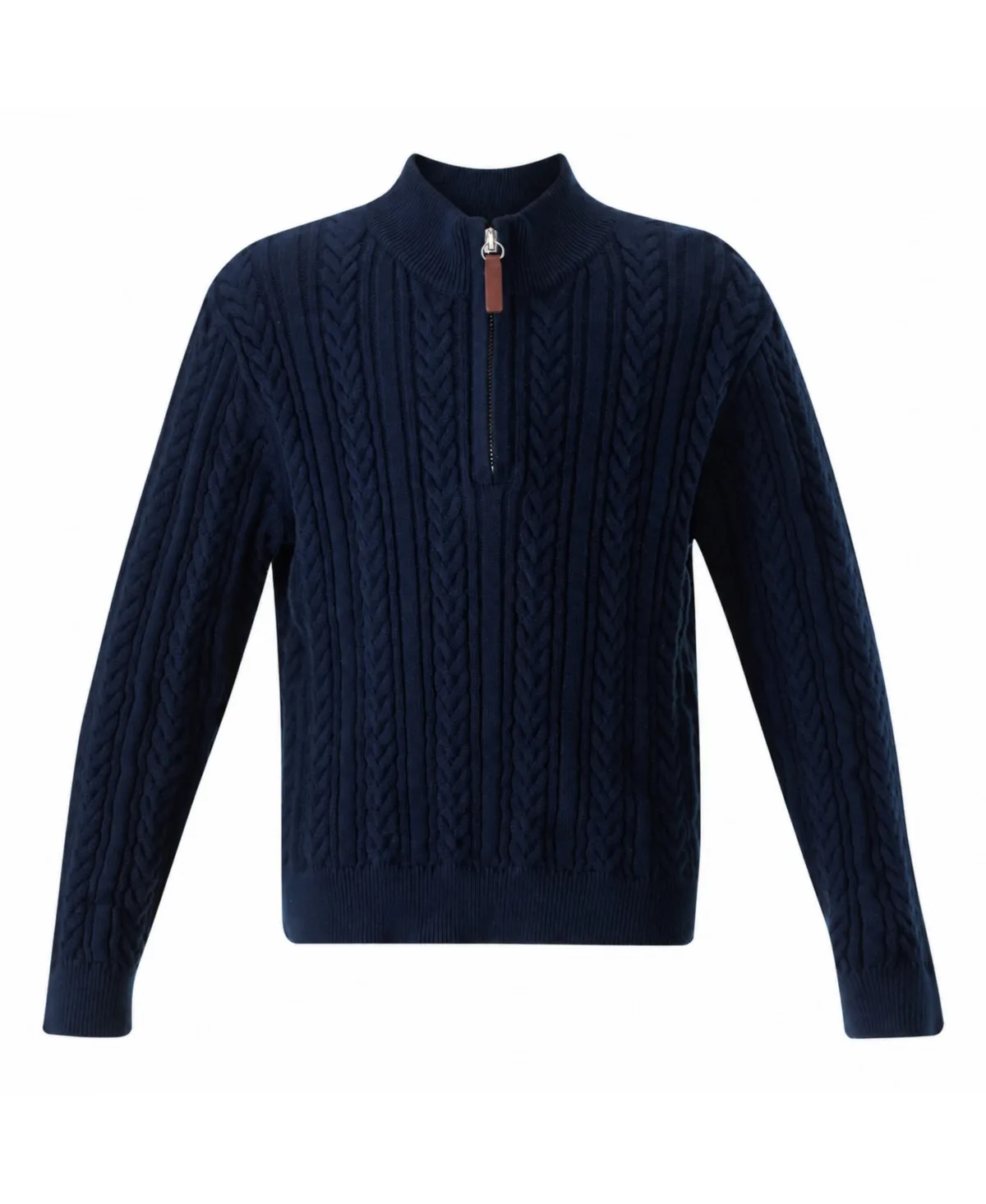 Cable-Knit Half-Zip Sweater by Rachel Riley