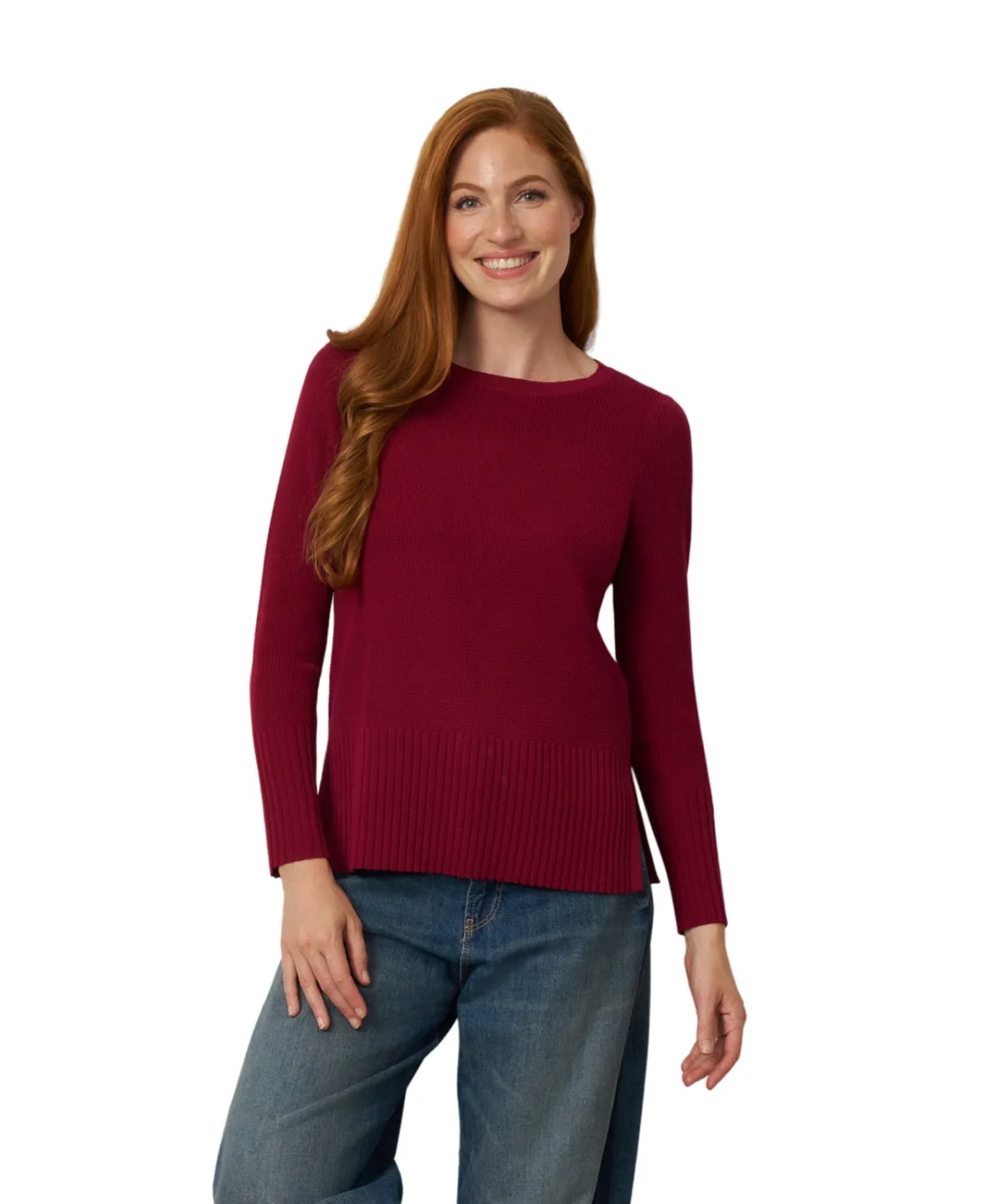 Minimalist Boat-Neck Textured-Stitch Sweater by Cable & Gauge