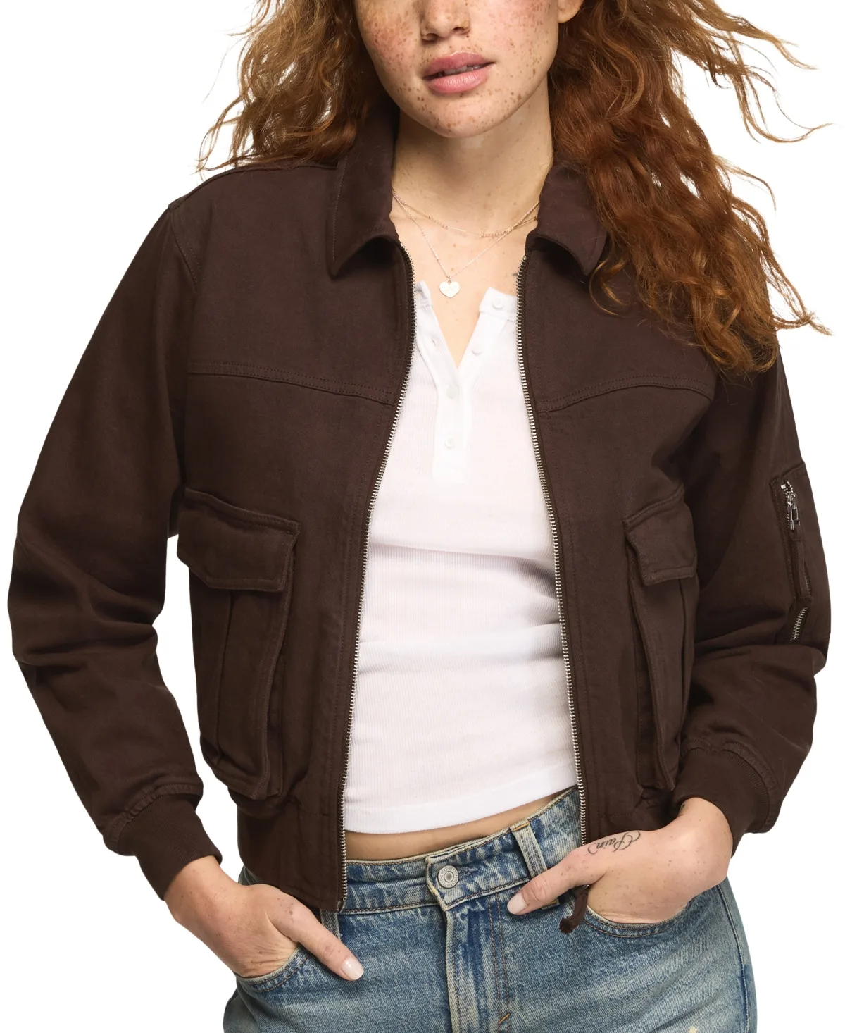 Lucky Legend Fall Zip-Up Bomber Jacket by Lucky Brand
