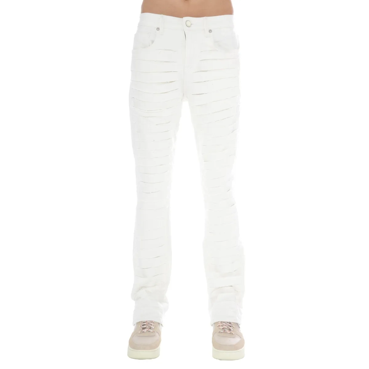Hvman Chosen to Prevail x Cult Mars Bootcut Slim-Fit Stretch Jeans by X
