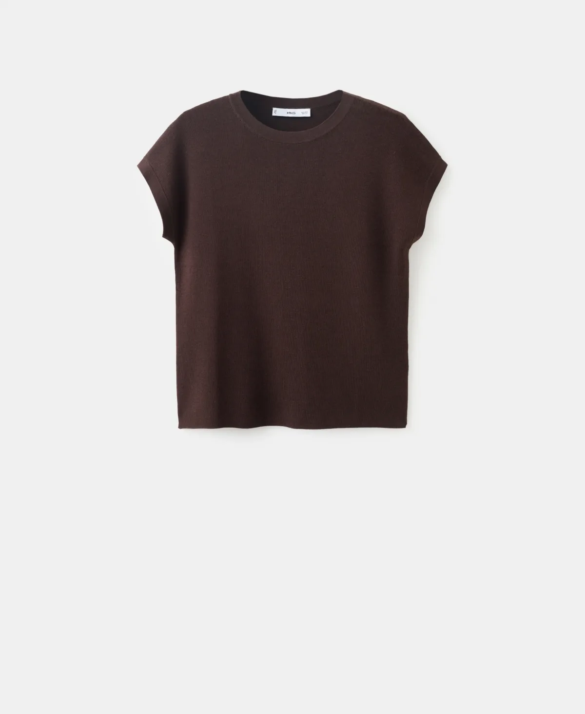 Short-Sleeve Cotton Sweater by Mango