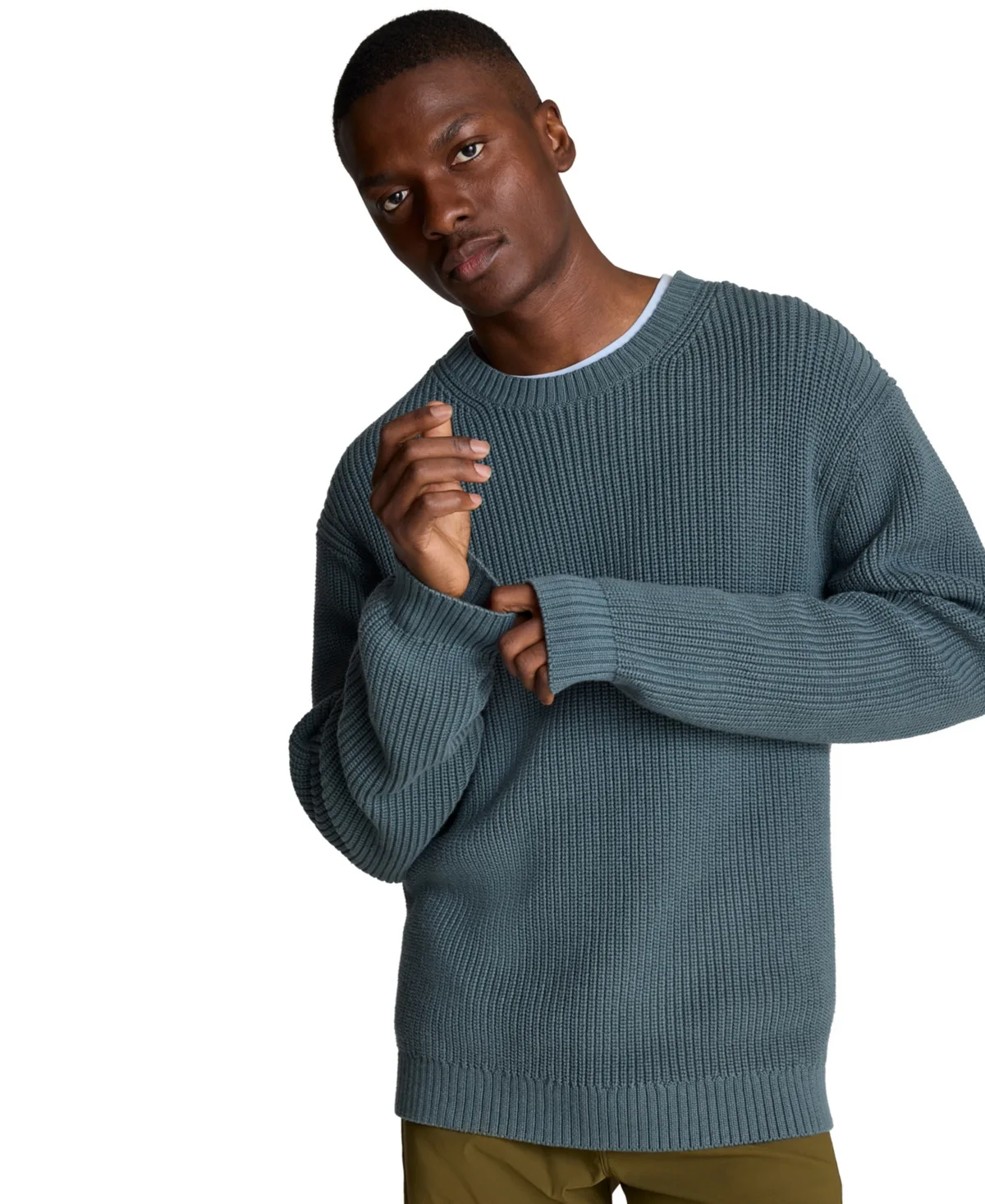 Chunky Oversized Crewneck Sweater
