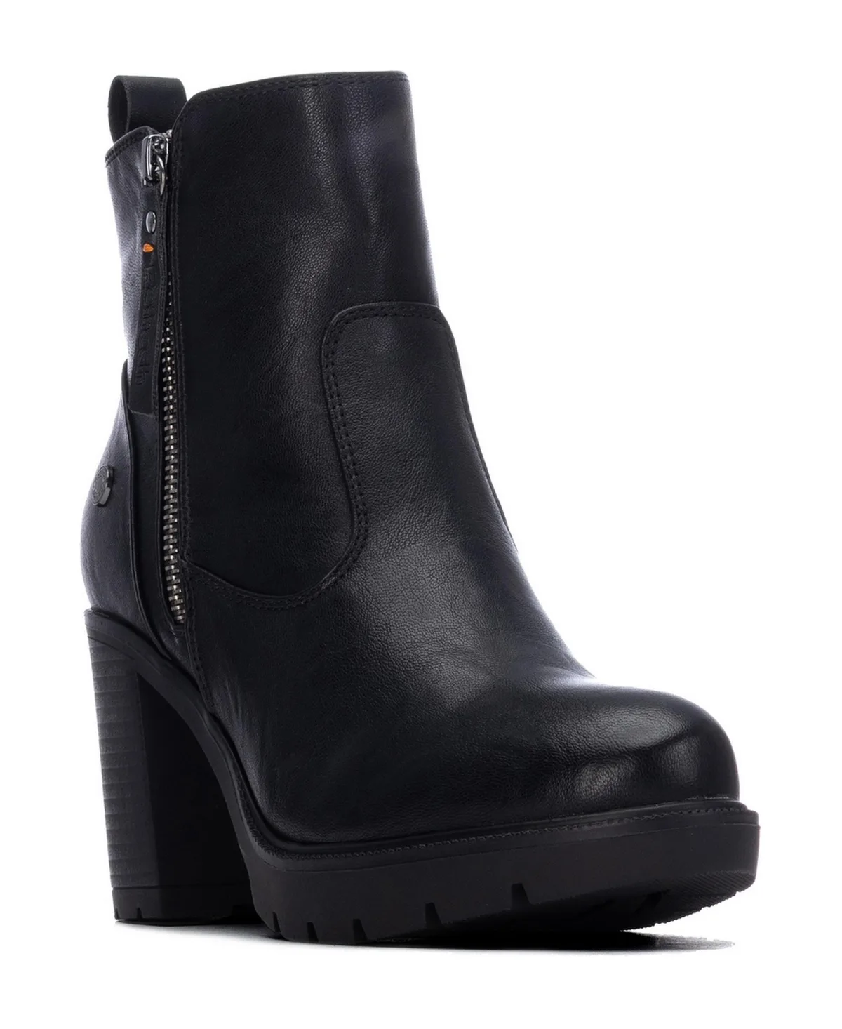 Block-Heel Slip-Resistant Ankle Booties by Xti
