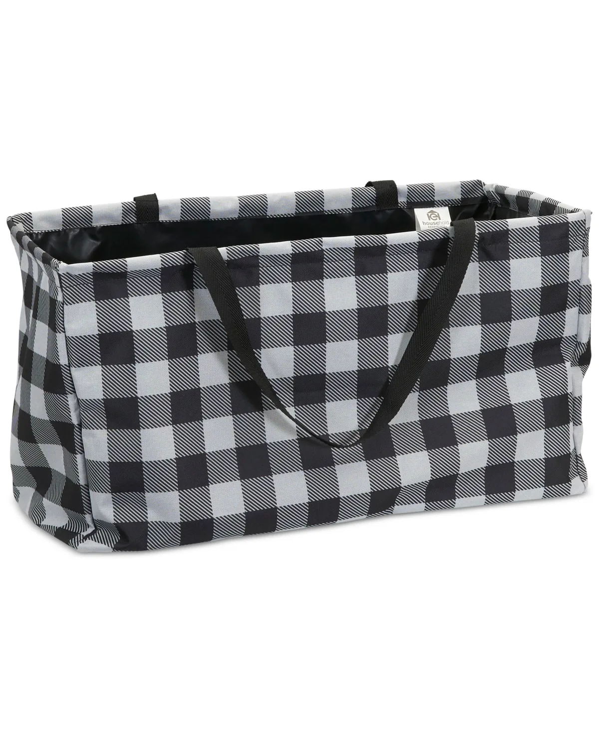 Teal Striped Krush Container All-Purpose Utility Tote by Household Essentials