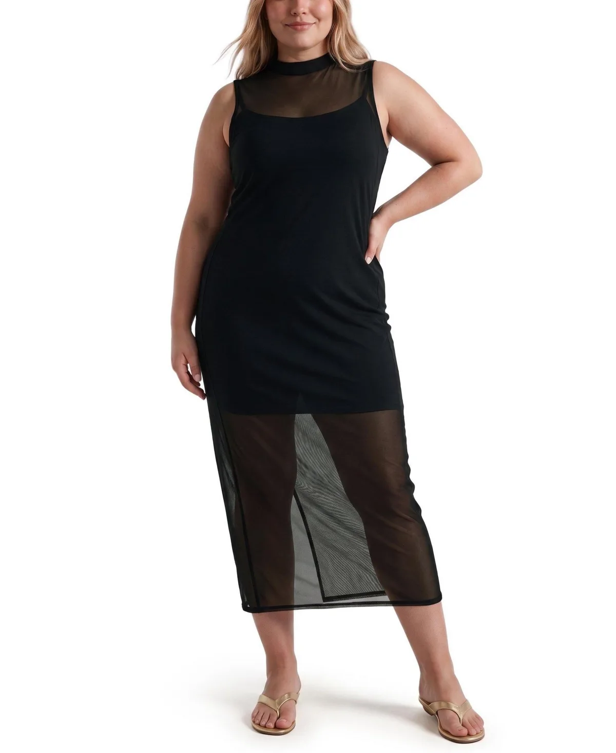 Maxi Column Mesh Dress by Torrid