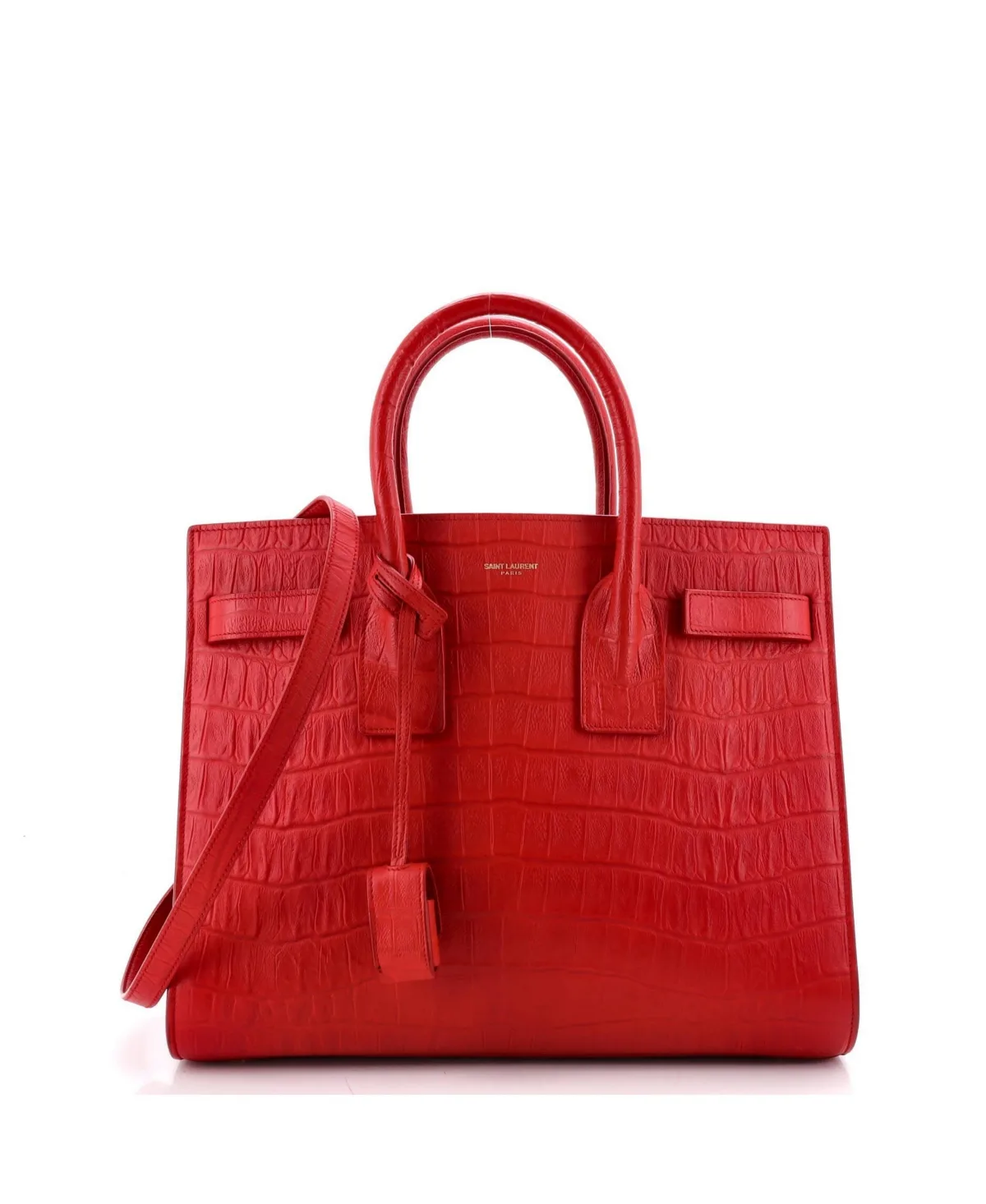 Pre-Owned Saint Laurent Small Sac De Jour Nm Bag Embossed Leather