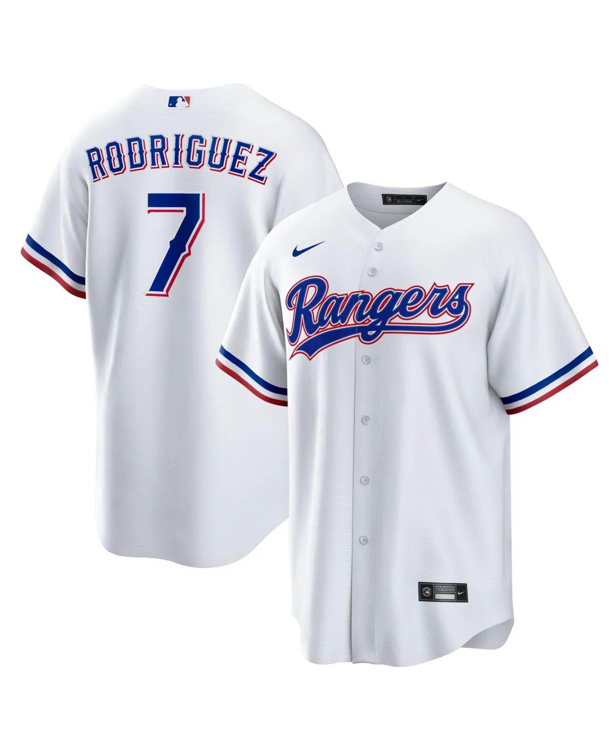 Ivan Rodriguez Texas Rangers Home Retired Player Replica Jersey by Nike