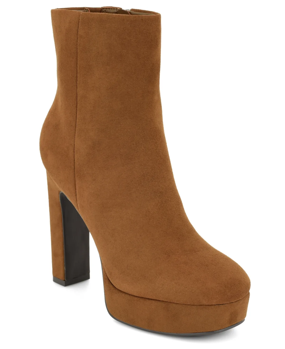 Danella Block Heel Platform Dress Booties