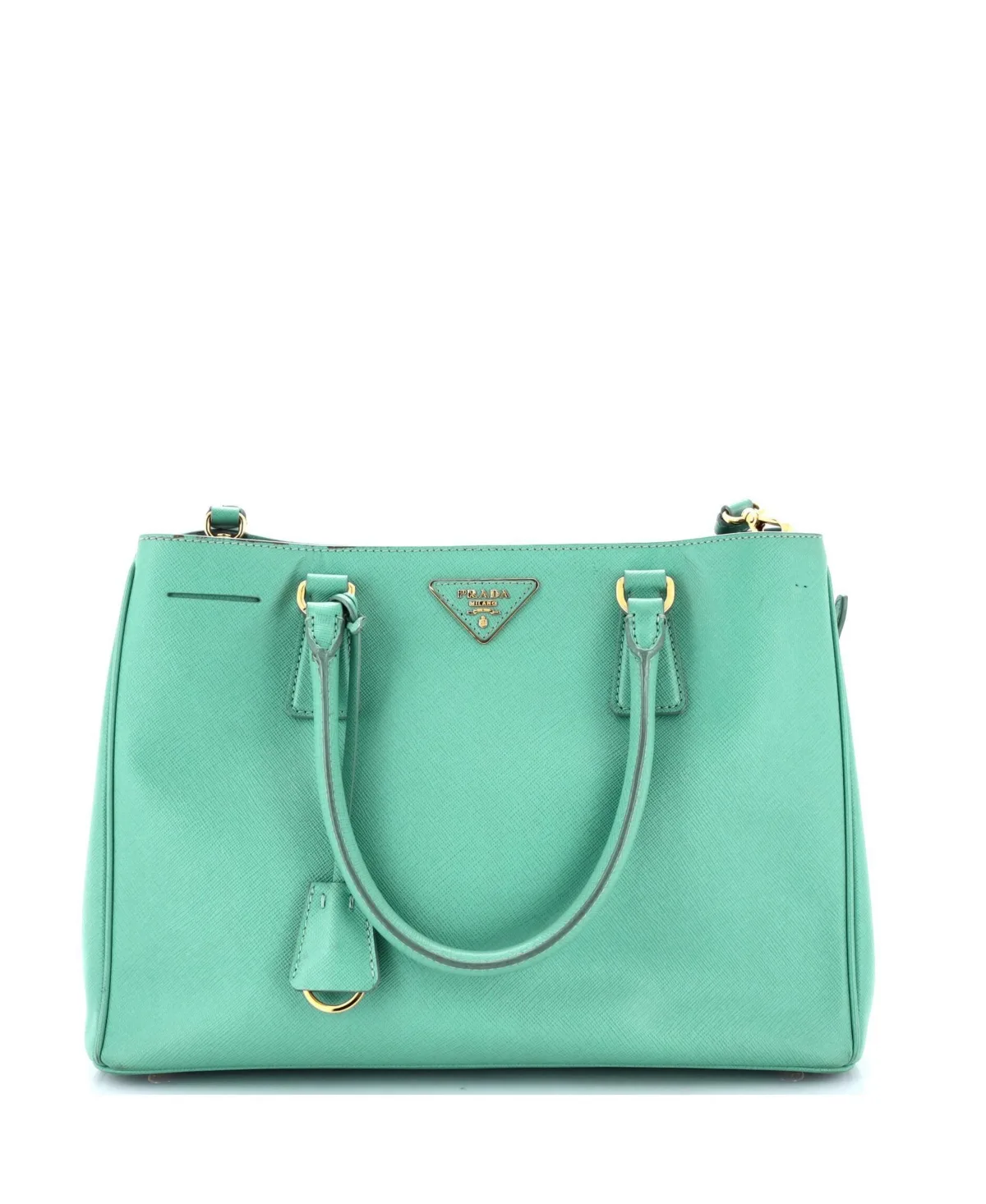 Pre-Owned Medium Gardeners Tote Saffiano Leather by Prada