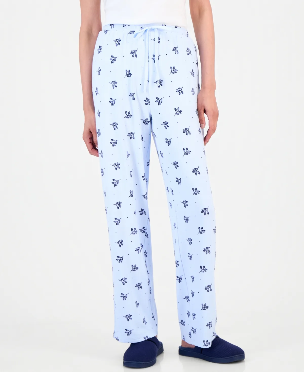 Knit Printed Pajama Pants