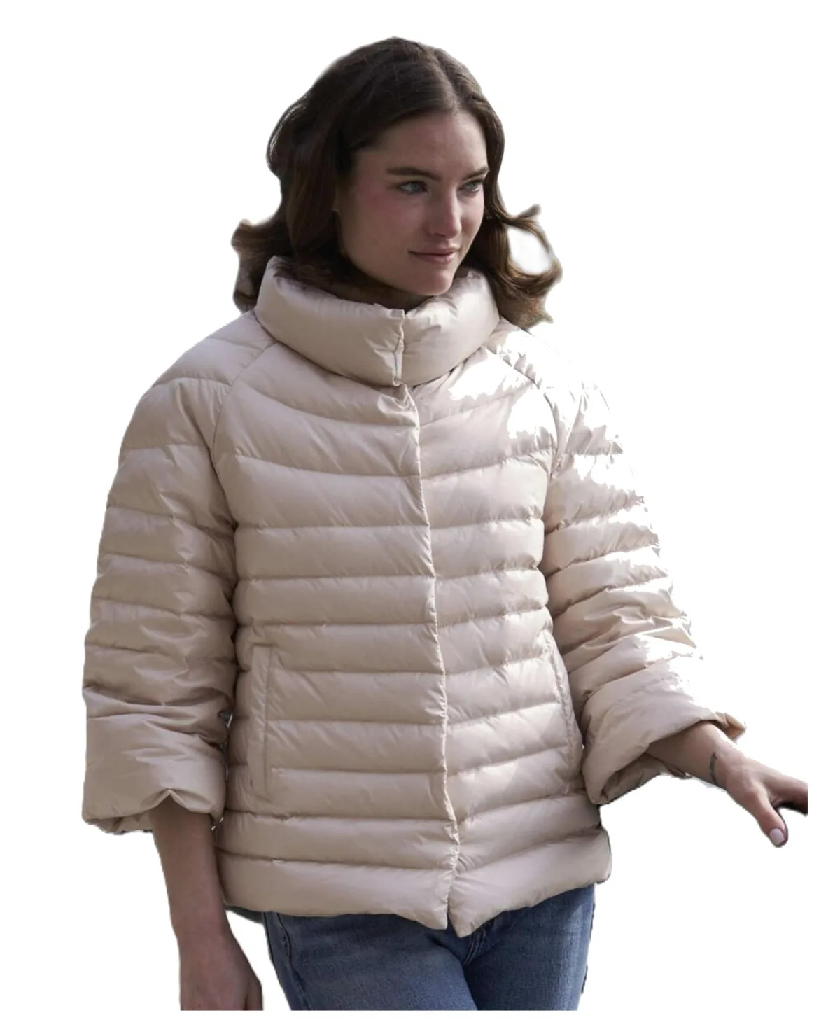 Cropped Down Jacket by Blue Duck