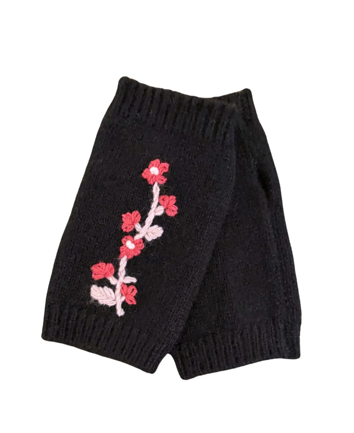 Embroidered Flower Armwarmer by Marcus Adler
