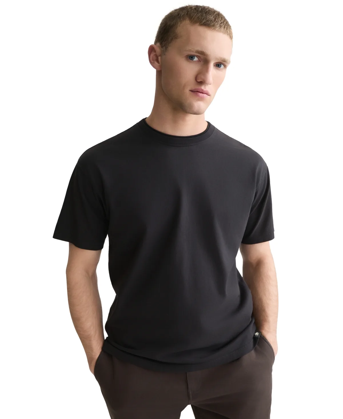 3 Crosses Garment-Dyed Relaxed-Fit Crewneck T-Shirt