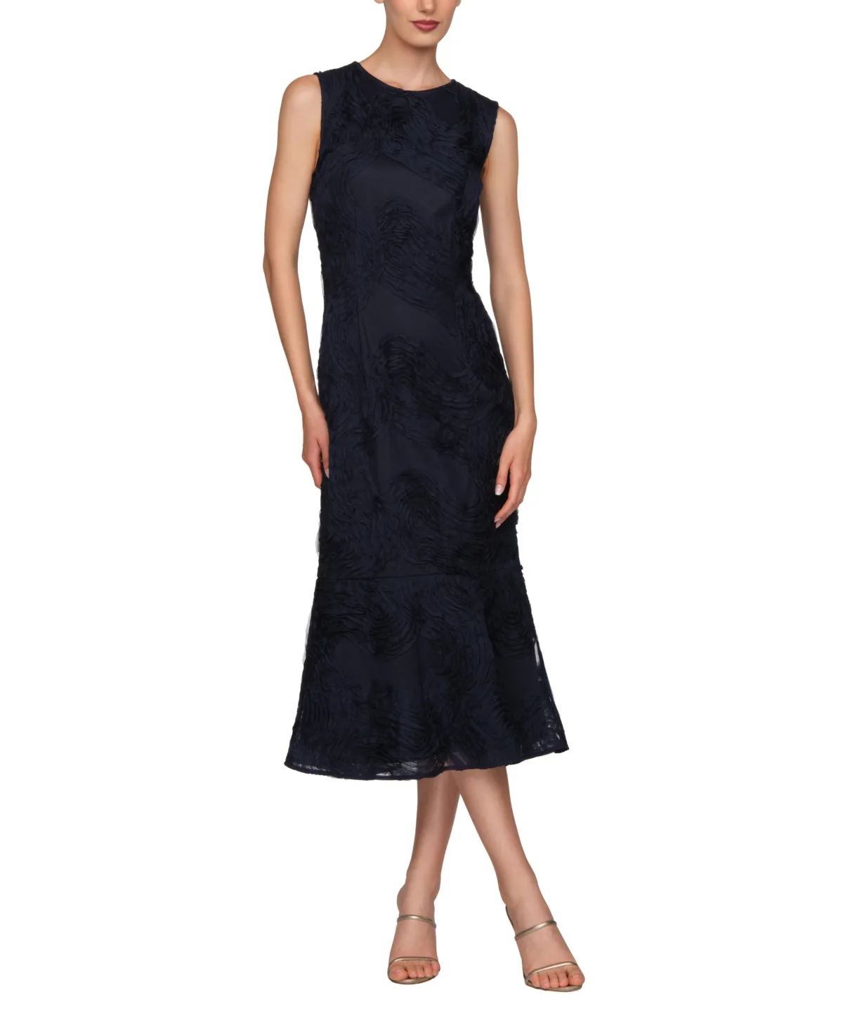 Melina Sleeveless Midi Cocktail Dress by JS Collections
