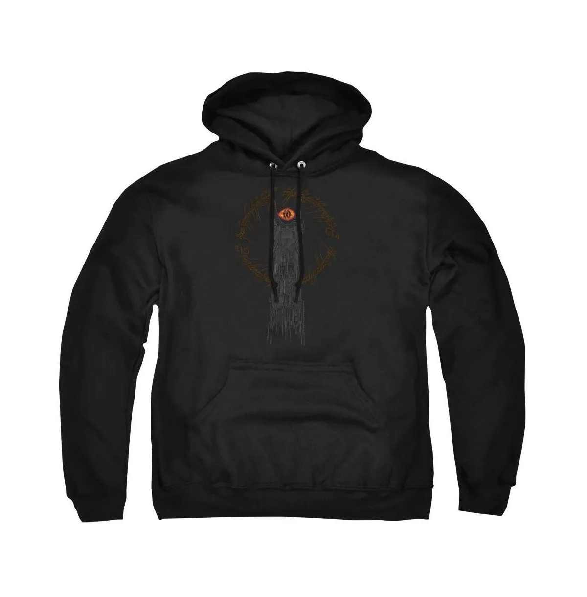 Tower of Mordor Graphic Long-Sleeve Pull-Over Hoodie by Lord of the Rings
