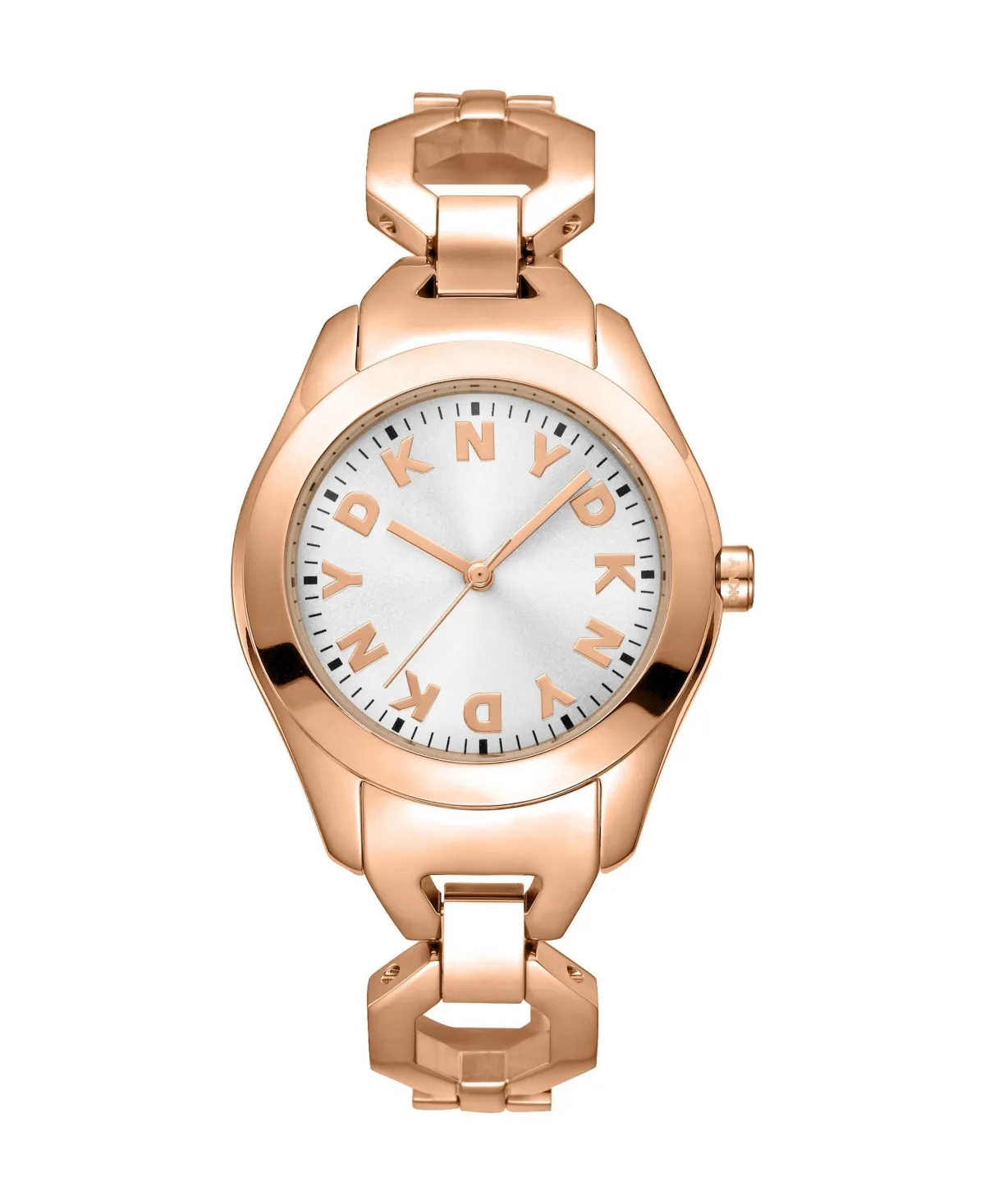 Quartz Astoria Midi Water-Resistant Rose-Gold-Tone Stainless Steel Bracelet Watch, 33mm by DKNY