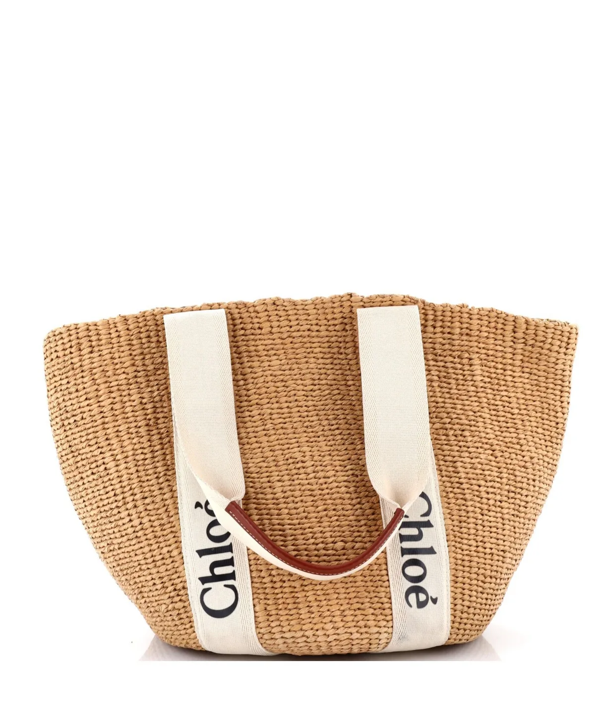 Pre-Owned Chloe Large x Mifuko Woody Tote Raffia by Chloé