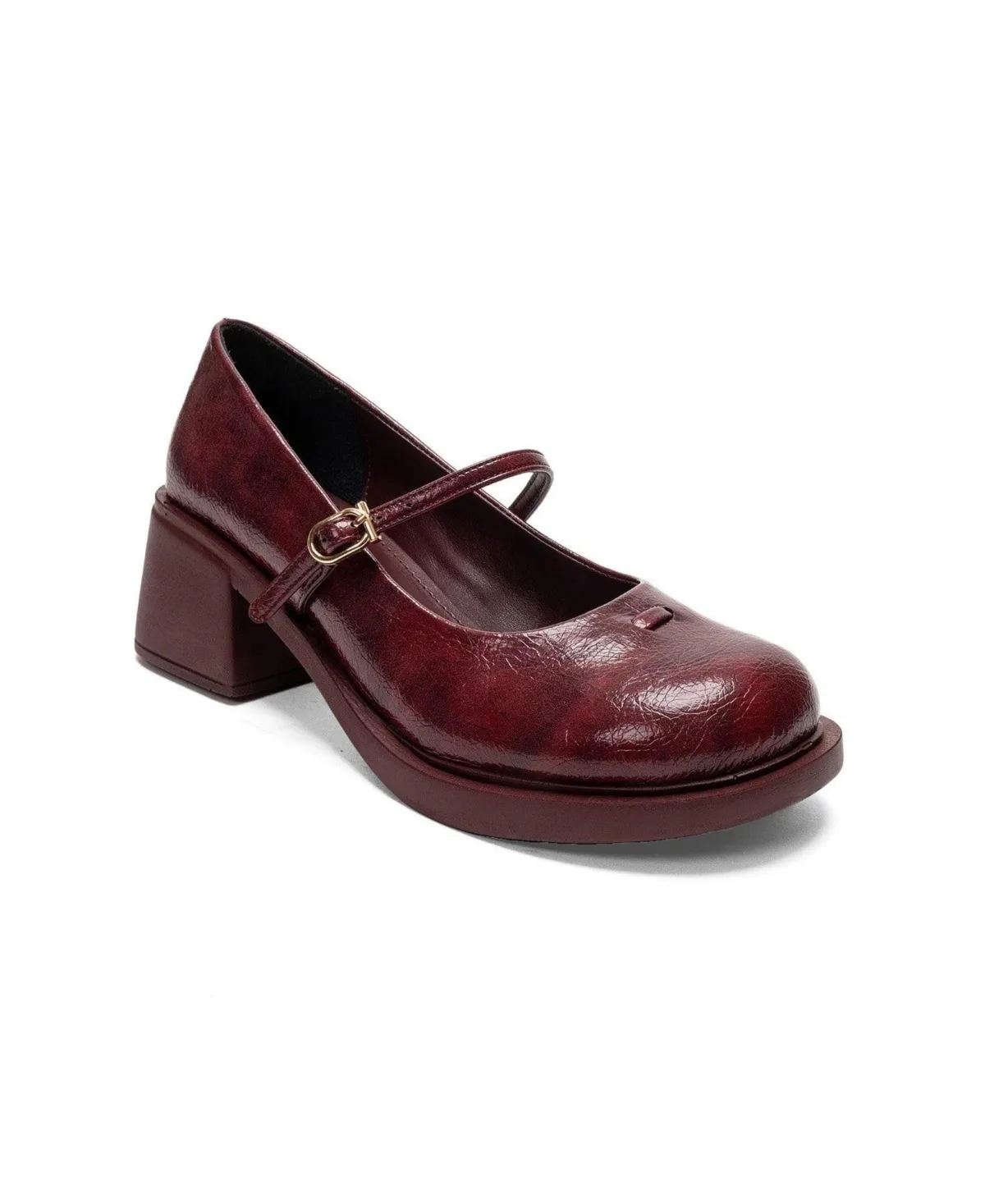 Luanda Block Heel Mary Jane Shoes by Prologue Shoes