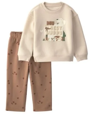 My Best Buddy Dog Fleece Sweatshirt Pants 2 Piece Set by Carter's