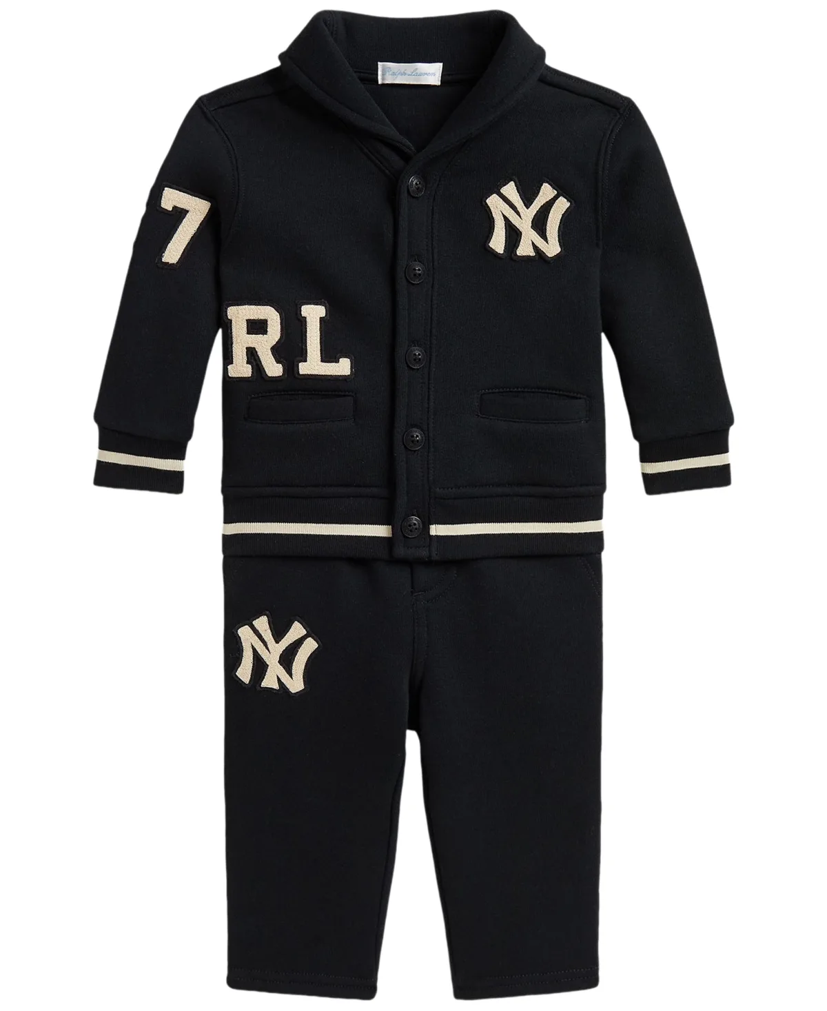 Yankees Top and Fleece Pants, 2-Piece Set by Polo Ralph Lauren