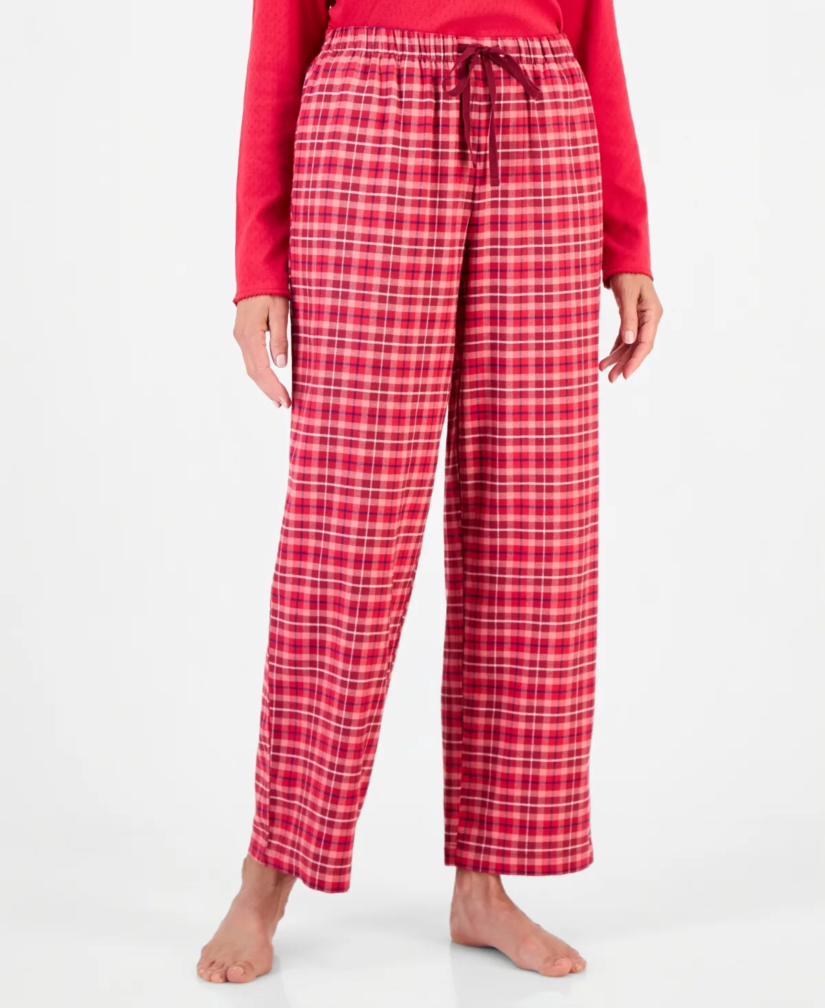 Cotton Flannel Plaid Pajama Pants by Charter Club