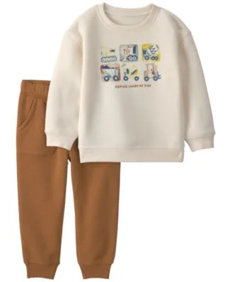 Construction Fleece Top Pants 2 Piece Set by Carter's