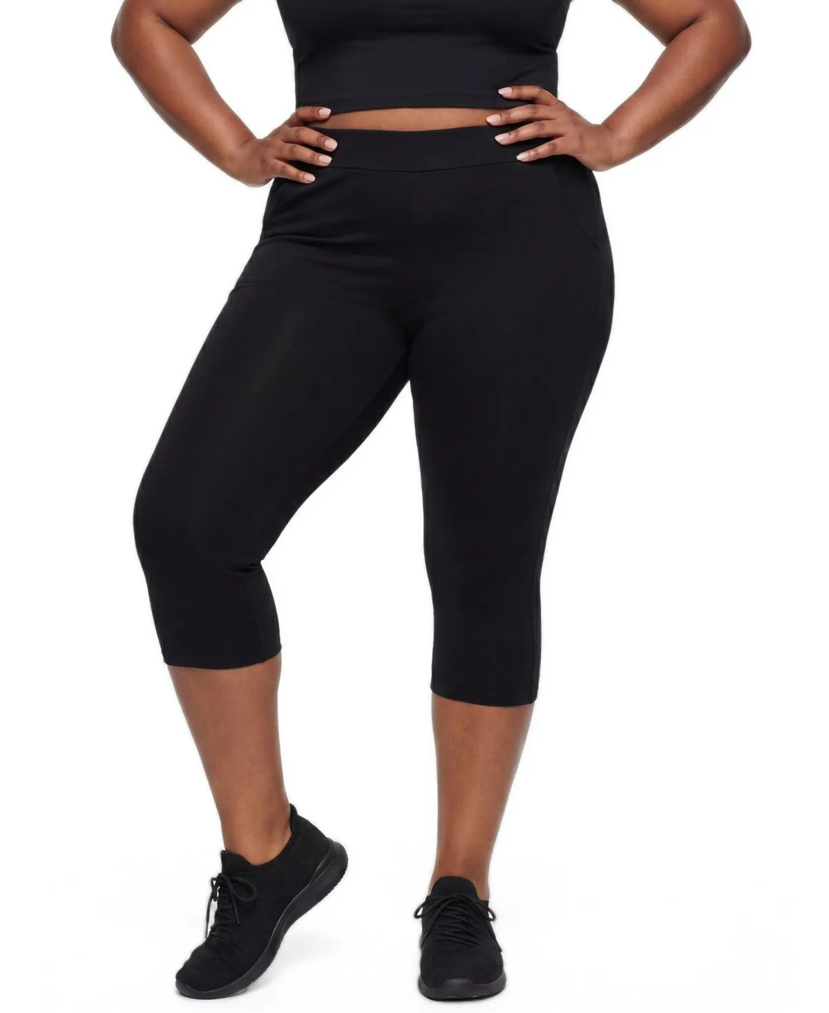 High-Rise Pedal Pusher Pocket Leggings by Torrid
