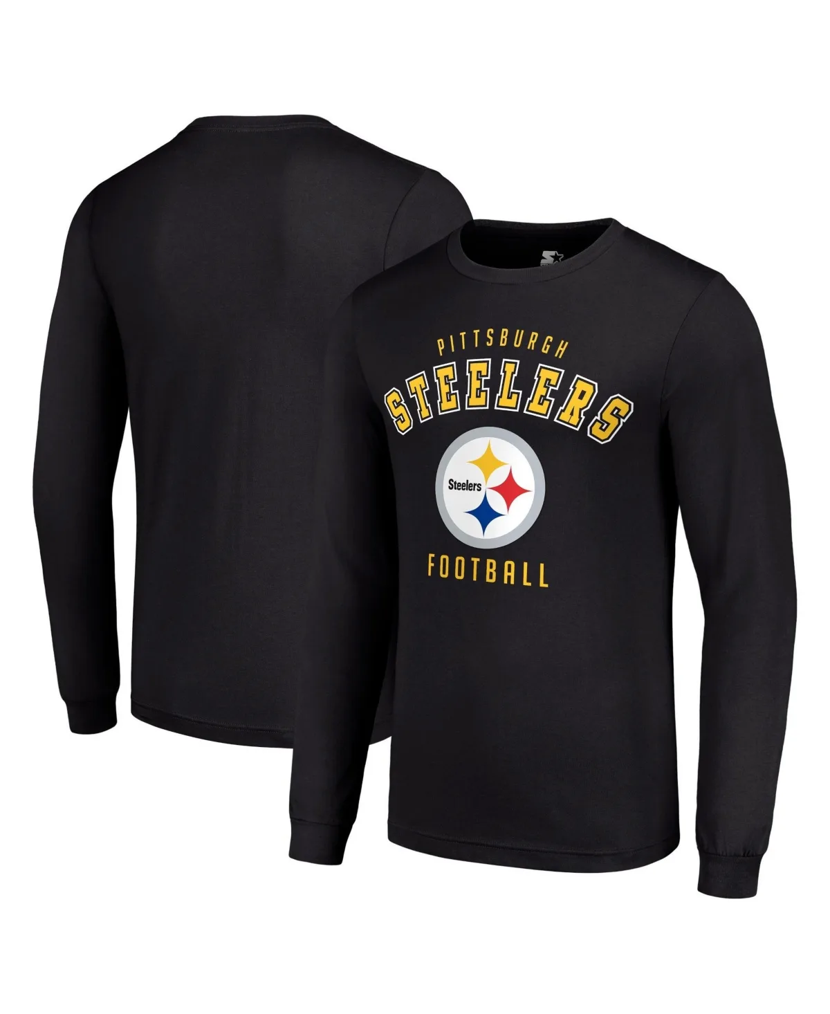 Pittsburgh Steelers Long-Sleeve Graphic T-Shirt by Starter
