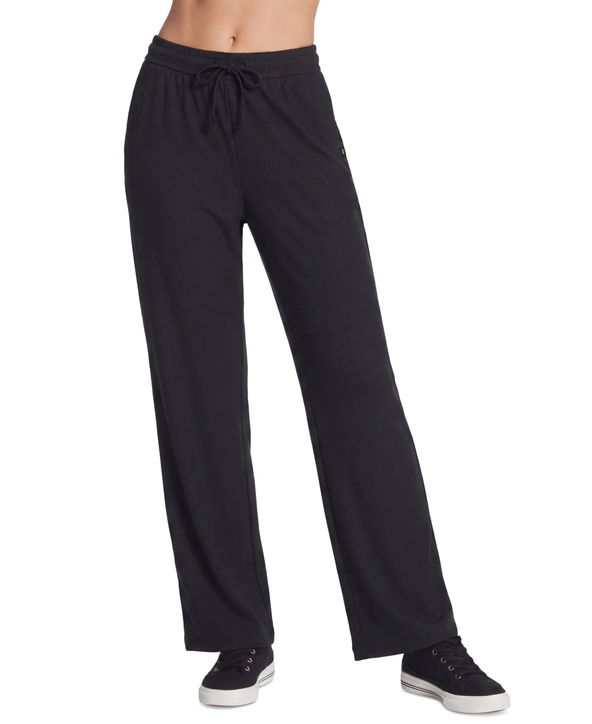 Harmony Luxe Rib Pant Wide-Leg Pull-On Pants by Skechers