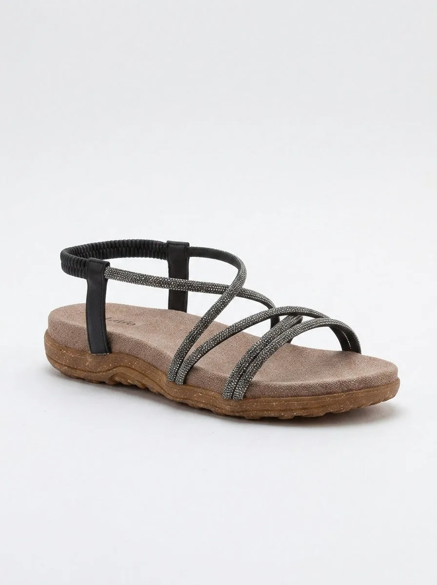 Ever Embellished Sandal by Prologue Shoes