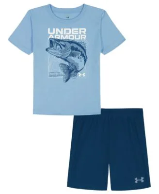Crewneck T Shirt Shorts 2 Piece Set by Under Armour