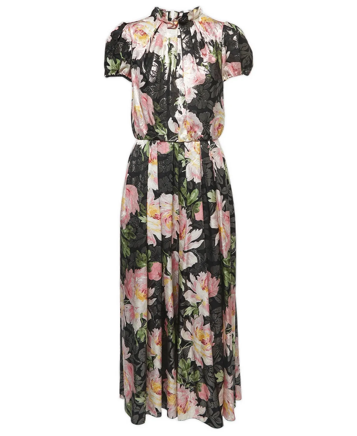 Pre-Owned Dolce & Gabbana Floral Jacquard Silk Maxi Dress by Dolce & Gabbana