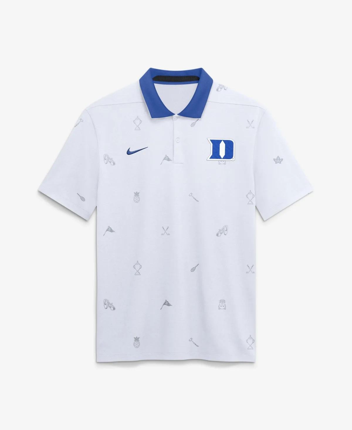 Duke Blue Devils Vapor Pattern Dri-Fit Polo Shirt by Nike