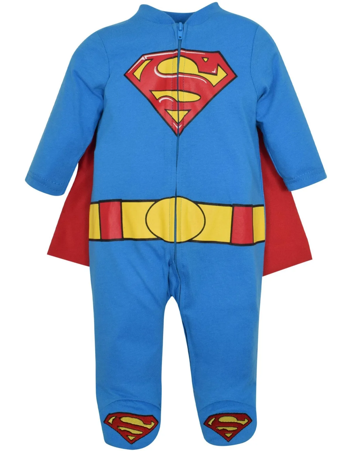 Justice League Cosplay One-Piece Coverall with Cape by Warner Bros