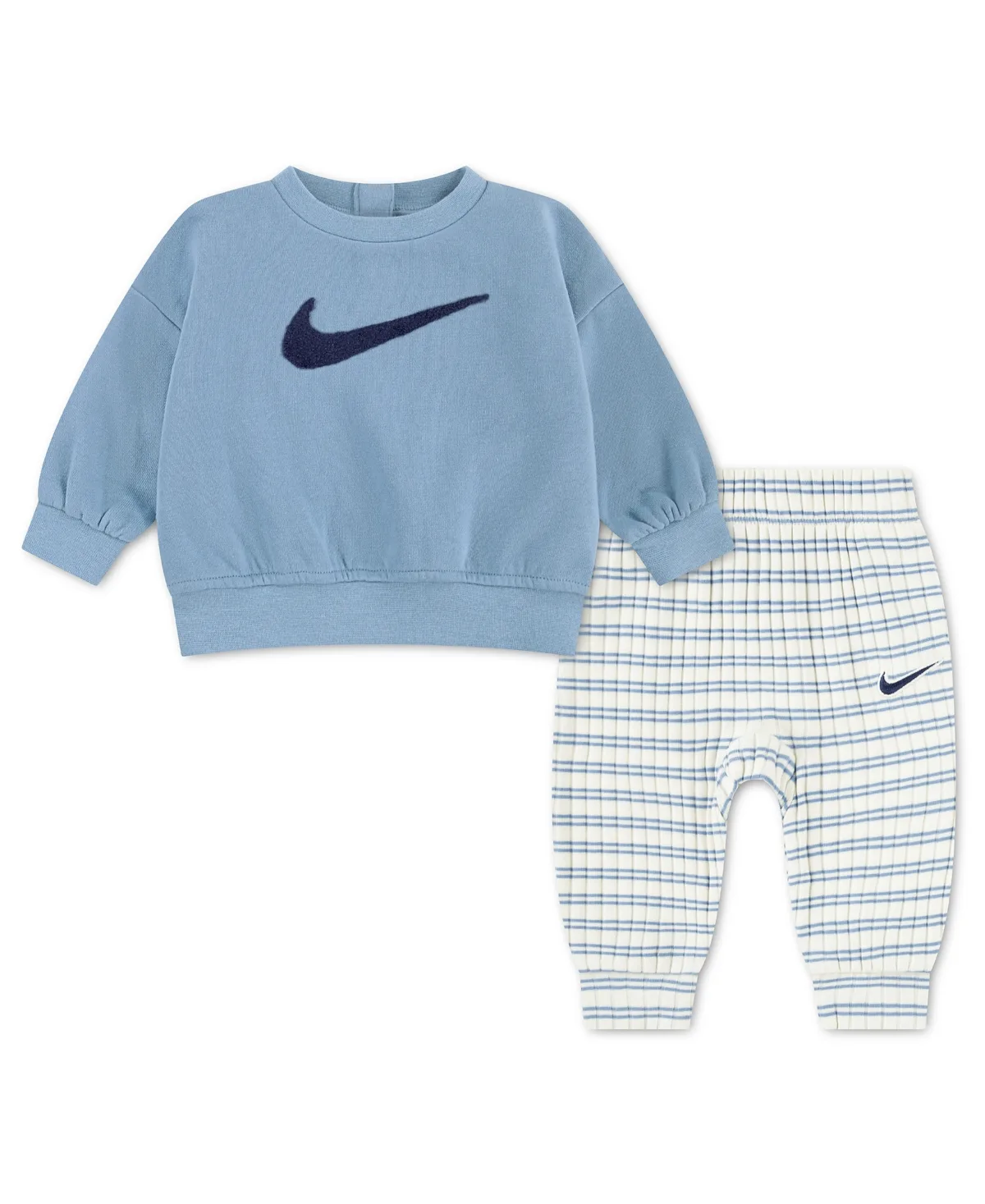 Striped Long-Sleeve Sweatshirt and Pants, 2-Piece Set by Nike