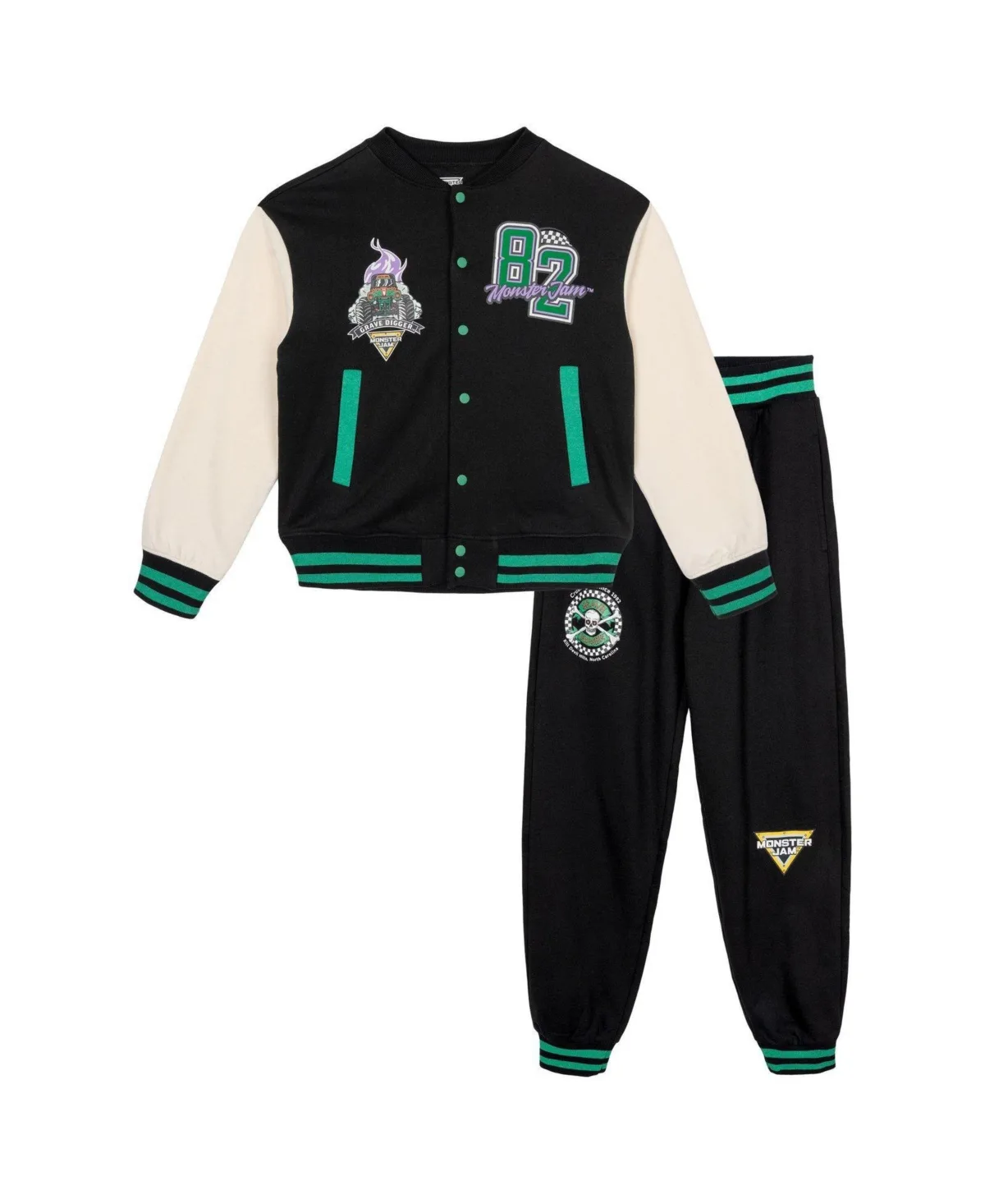 Fleece Varsity Jacket and Pants, 2-Piece Set by Monster Jam