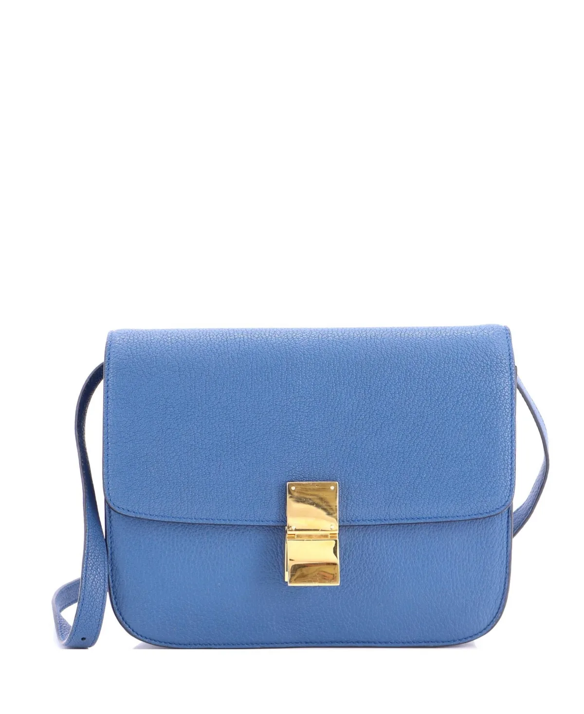 Pre-Owned Celine Medium Classic Box Bag Grainy Leather by Celine