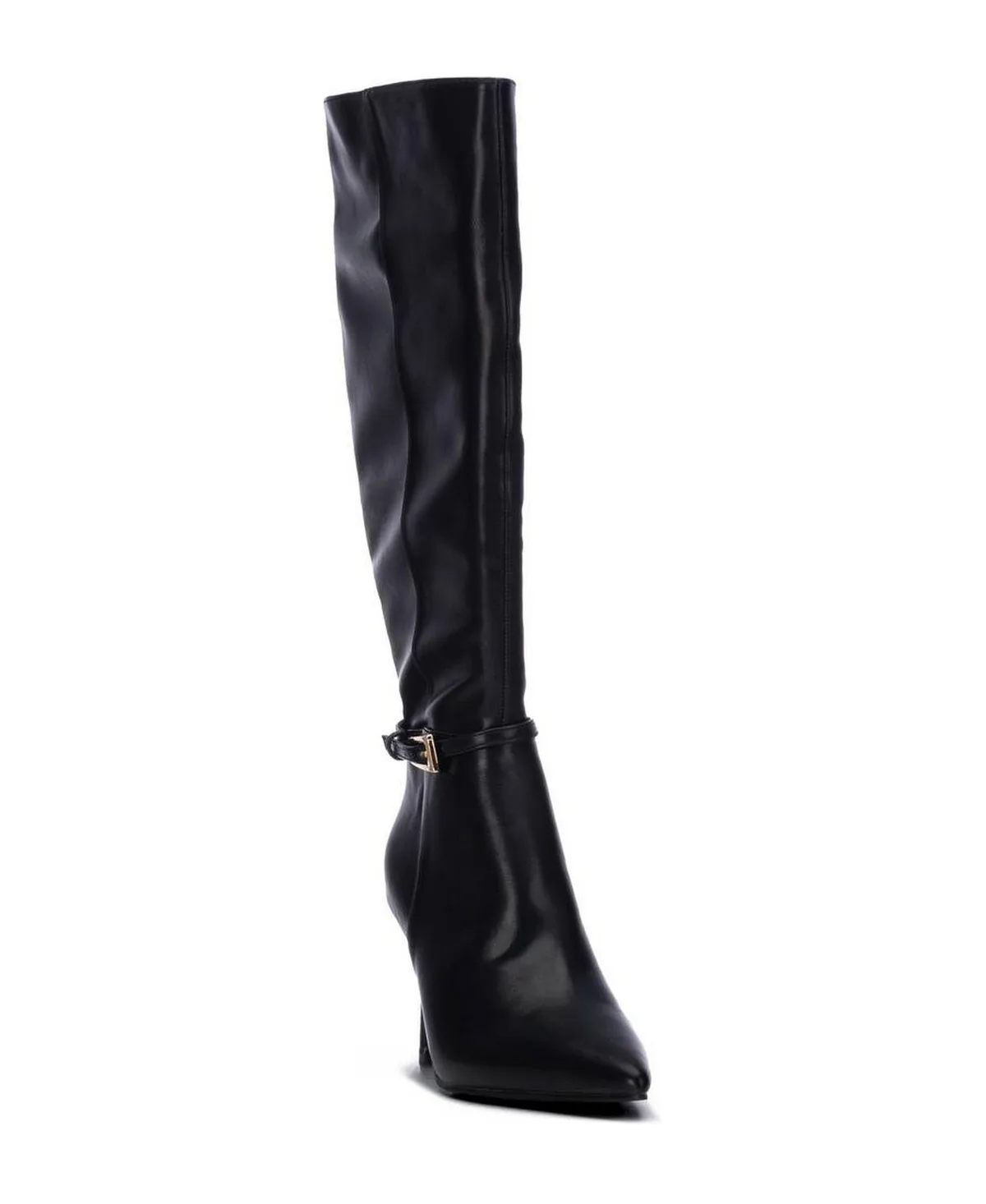 Knee-High Pointed-Toe Stiletto Boots by Xti