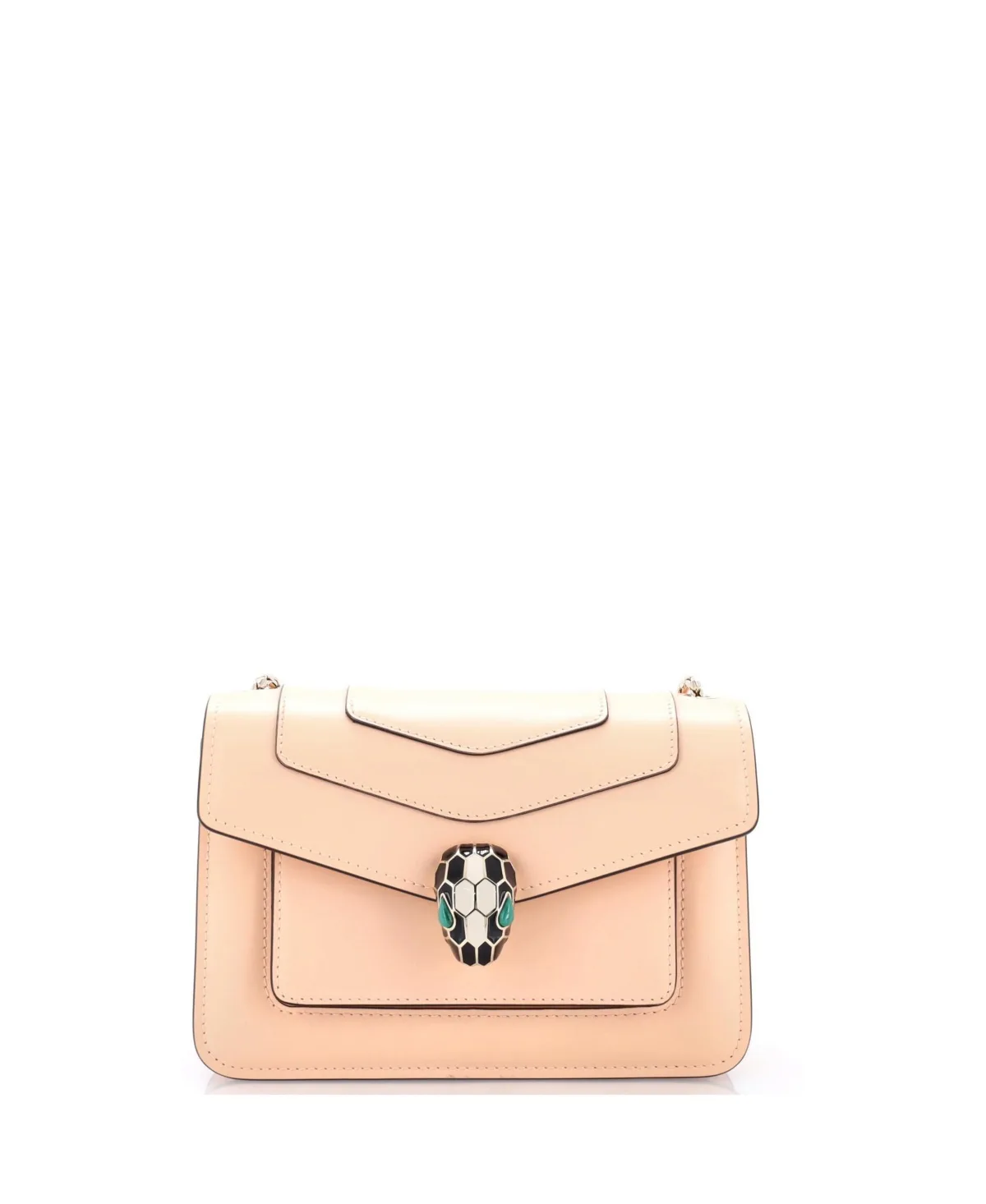 Pre-Owned Bvlgari Mini Serpenti Forever Shoulder Bag Leather by BVLGARI