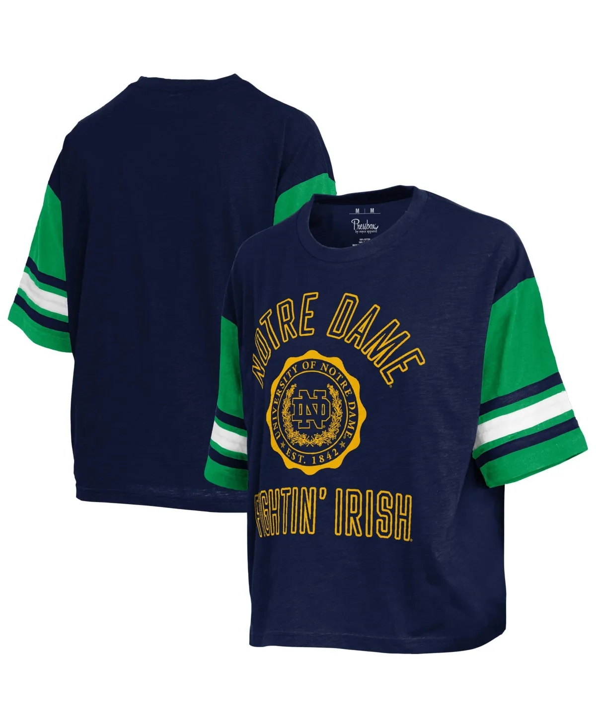 Notre Dame Fighting Irish Sunday Colo Block Seal T-Shirt by Pressbox
