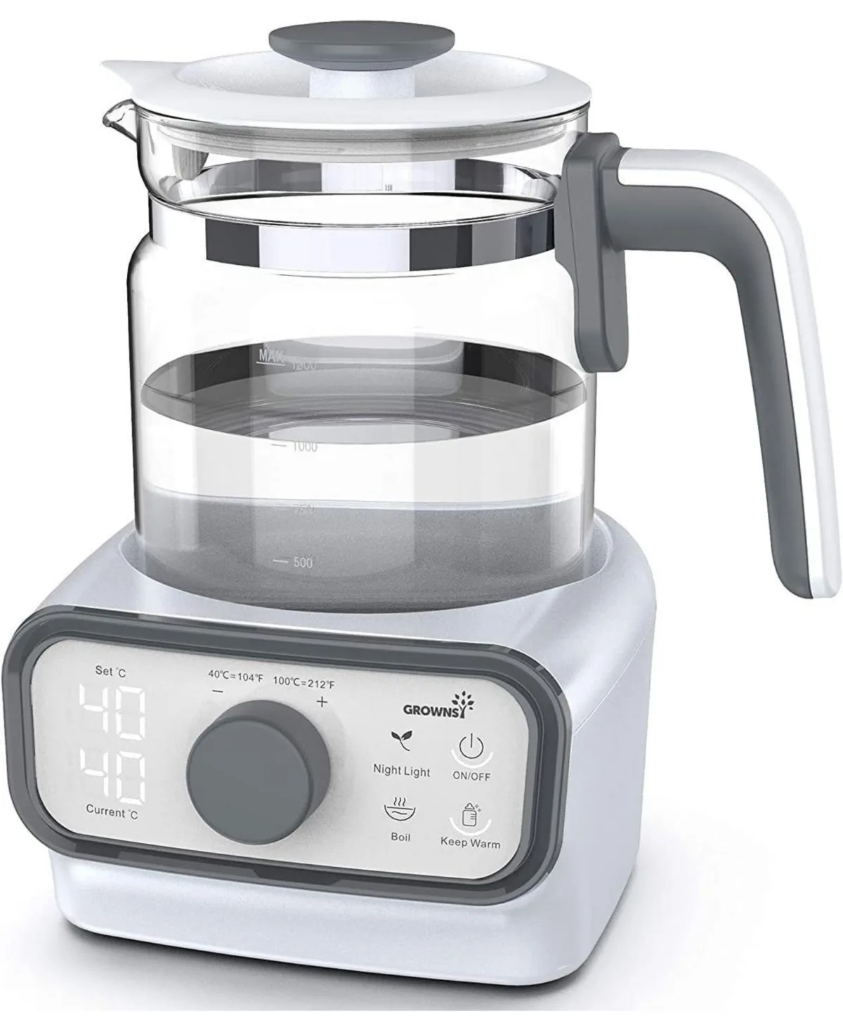 Instant Baby Bottle Warmer with Boil Function by Grownsy