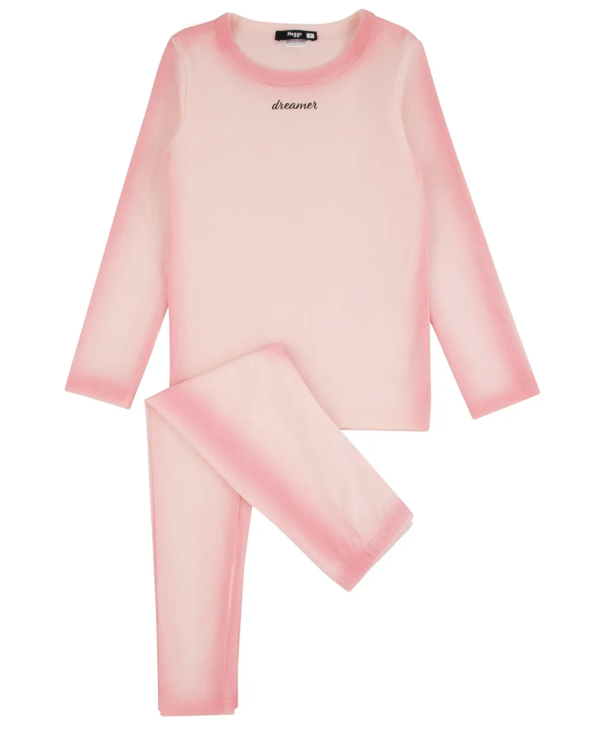 Ombre Sides Long-Sleeve Crewneck Top and Pants, 2-Piece Set by Noggiwear