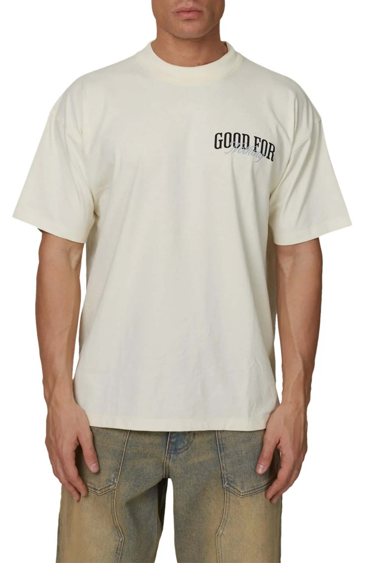 Revival Oversized Graphic Crewneck T-Shirt by Good for Nothing