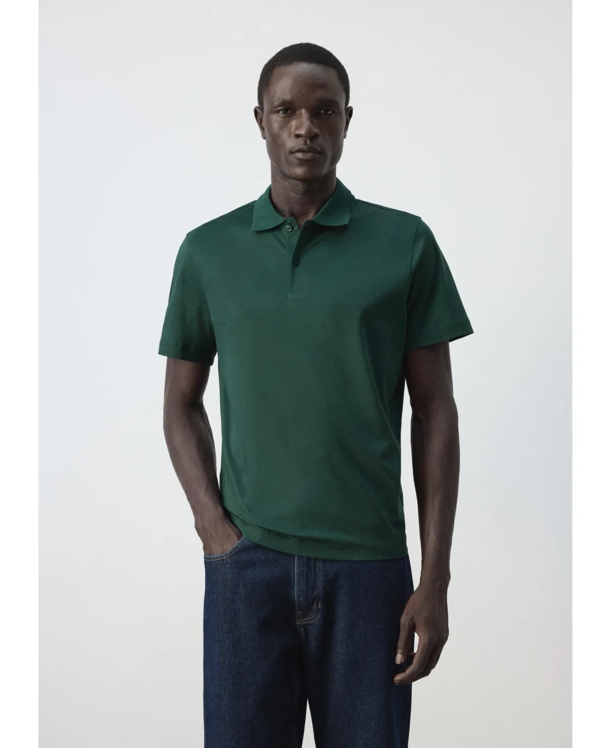 Regular-Fit Cotton Polo Shirt by Mango
