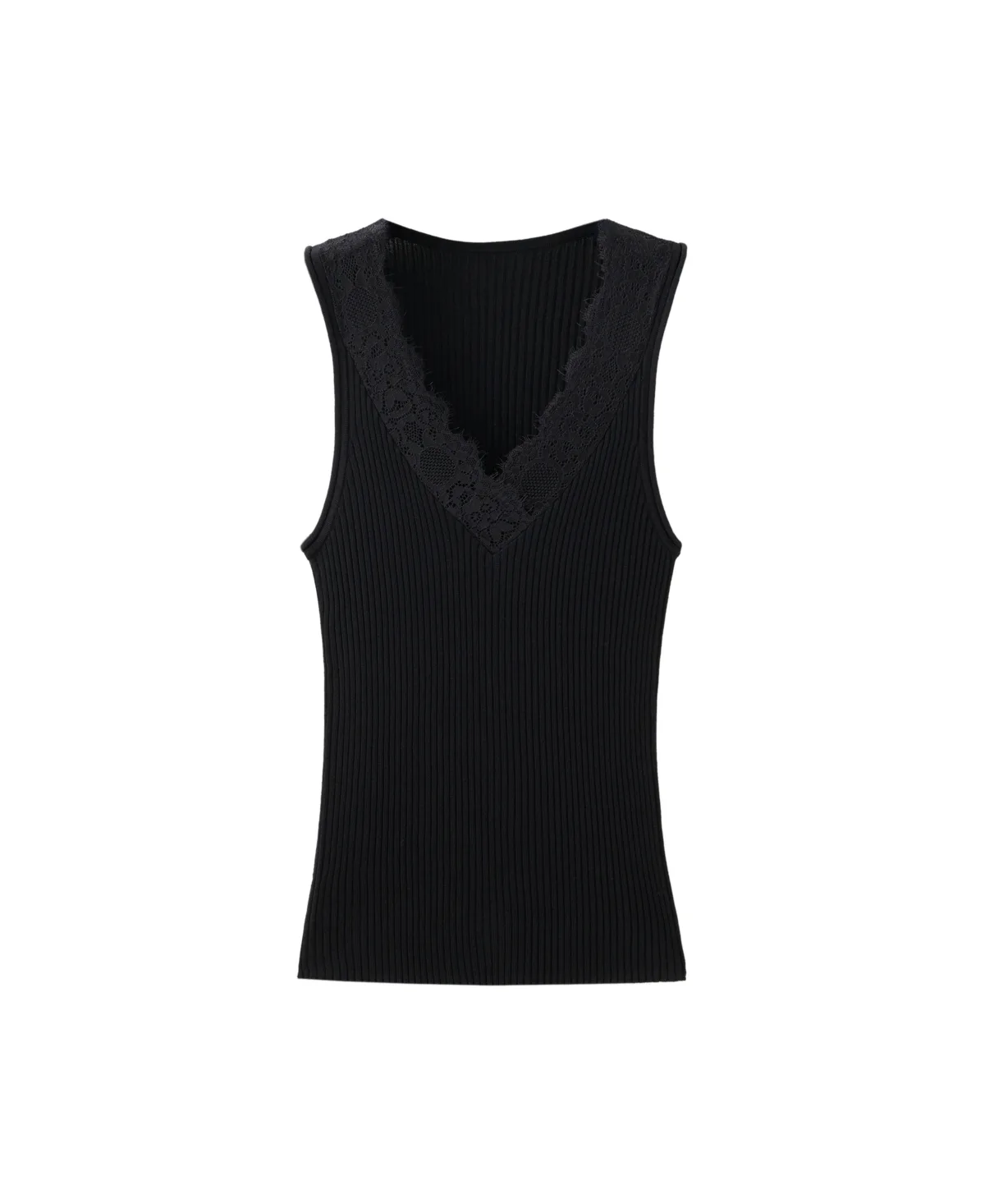 Lace Lyocell Top by Mango