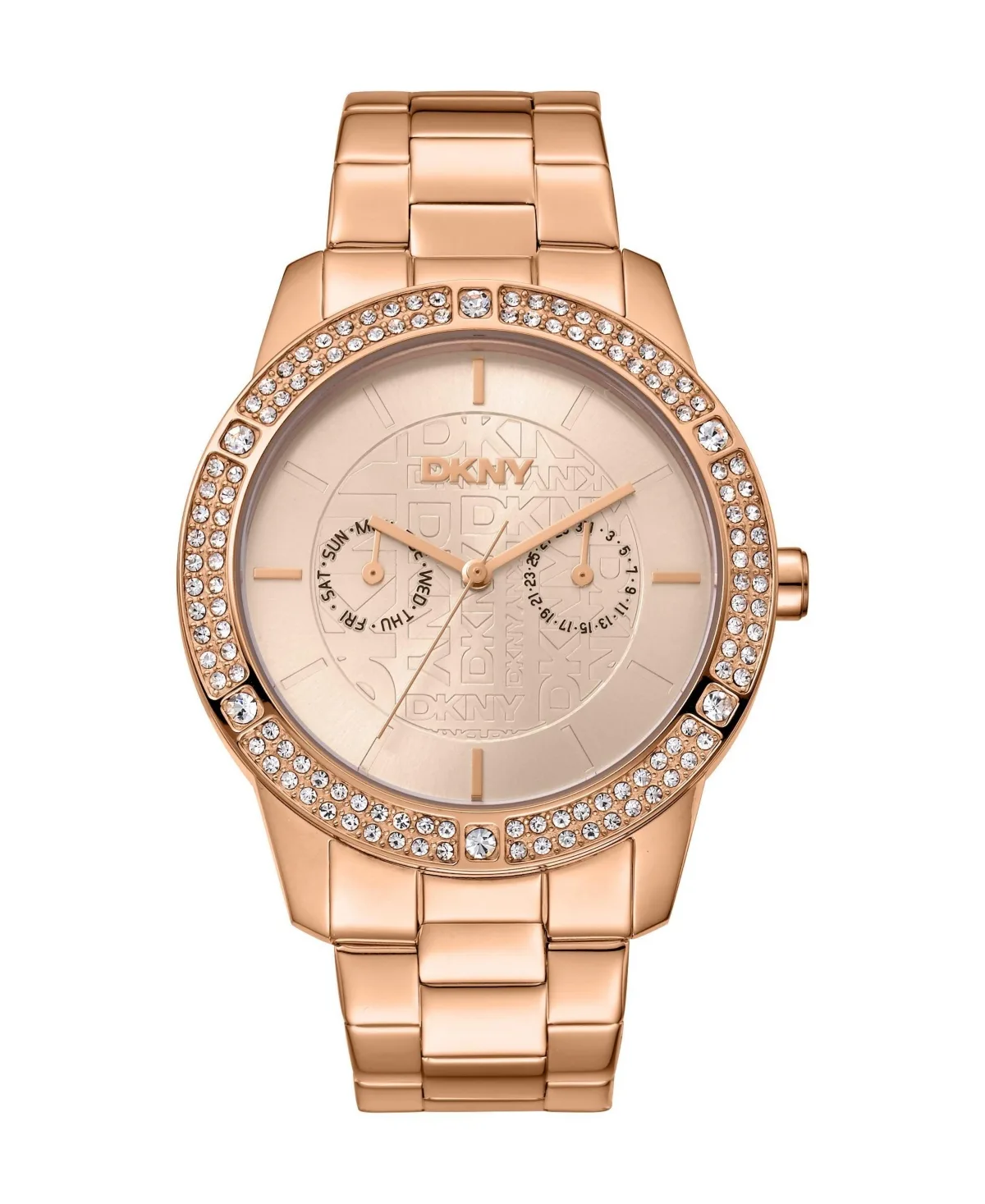 Quartz Evening Stainless Steel Bracelet Watch, Water-Resistant, 40mm
