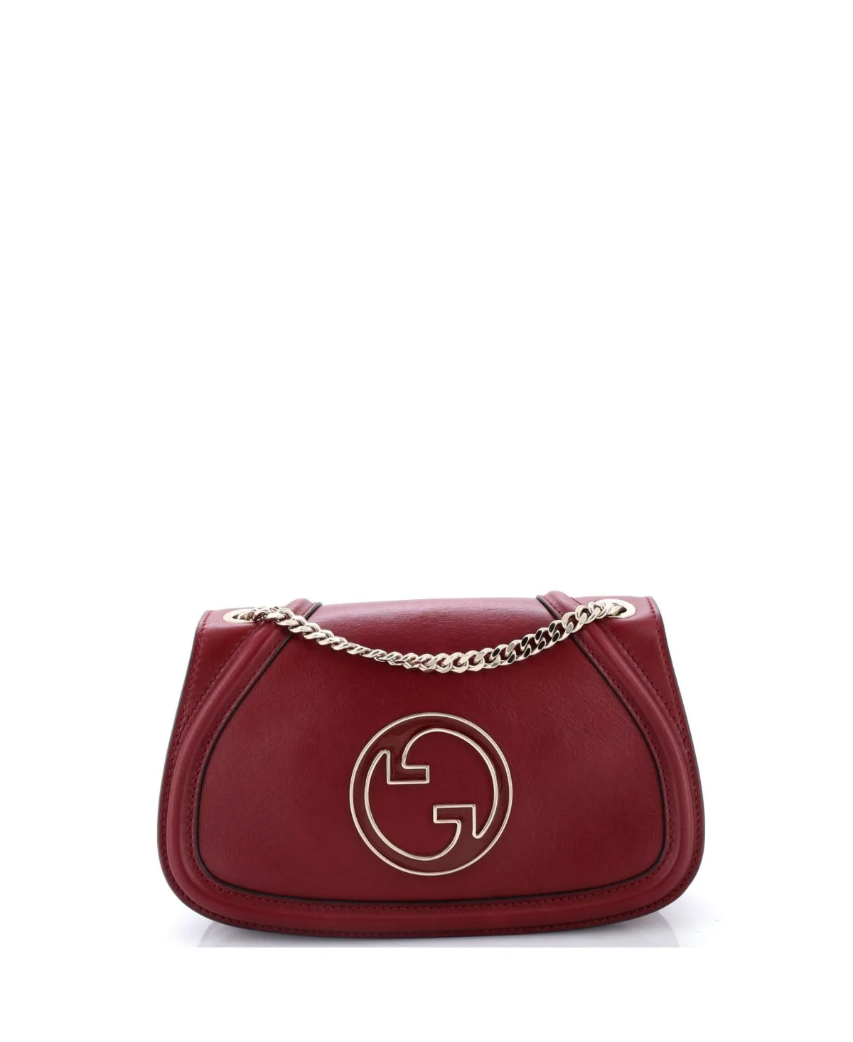 Pre-Owned Gucci Medium Blondie NM Chain Crossbody Bag Leather by Gucci